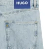 Jeans med normal passform i ljusblå denim Jeans med normal passform i ljusblå denim