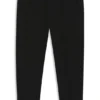 Joggingbyxor i bomullsblandning med broderat logo