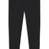 Joggingbyxor i bomullsblandning med broderat logo