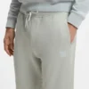 Joggingbyxor i bomullsfrotté med logotyp