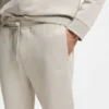 Joggingbyxor i bomullsfrotté med logotyp