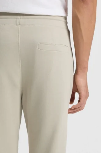 Joggingbyxor i bomullsfrotté med logotyp