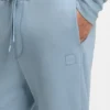 Joggingbyxor i bomullsfrotté med logotyp
