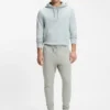 Joggingbyxor i bomullsfrotté med logotyp