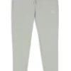 Joggingbyxor i bomullsfrotté med logotyp
