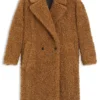 Kappa i fuskpäls med oversized-passform