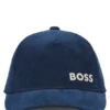 Keps i bomullsvelour med logotyp Keps i bomullsvelour med logotyp