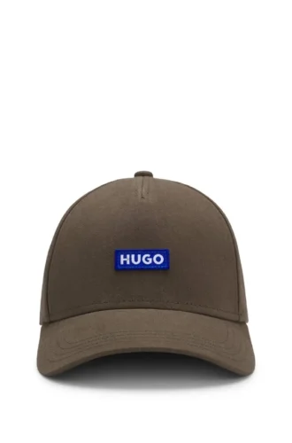 Kepsar med logotyg i bomullstwill