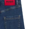 Kids’ wide-leg jeans in blå denim