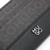 Kortfodral med staplat logo och monogramtryck