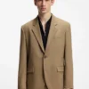 Kostymjacka i modern passform i funktionsstretch-twill