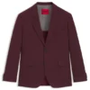 Kostymjacka i modern passform i funktionsstretch-twill