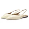 Läderskor med slingback-rem