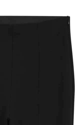 Leggings med snitt fram i stretchjersey