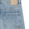 Ljusblå jeans med vid ben i styv denim Ljusblå jeans med vid ben i styv denim