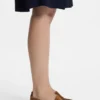 Loafers i mocka med rynkade detaljer