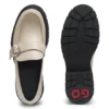 Loafers med spänne