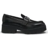 Loafers med spänne
