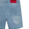 Lösa shorts för barn i blå denim Lösa shorts för barn i blå denim