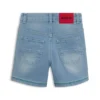 Lösa shorts för barn i blå denim Lösa shorts för barn i blå denim