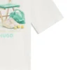 Löst sittande bomullst-shirt för barn med sportmotiv