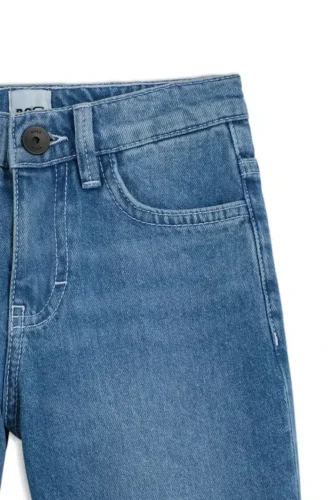Löst sittande jeans för barn i blå denim