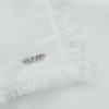 Lätt ullscarf med fransade kanter