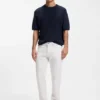 Maine-jeans i normal passform i vit soft-motion-denim