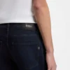 Maine-jeans med normal passform i mörkblå denim
