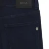 Maine-jeans med normal passform i mörkblå denim