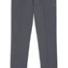 Melange-byxor i slim fit i stretchdobby