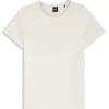 Merceriserad bomulls-T-shirt med normal passform
