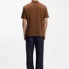 Merceriserad bomullst-shirt med Double B-monogram