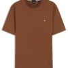 Merceriserad bomullst-shirt med Double B-monogram