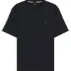 Merceriserad bomullst-shirt med Double B-monogram