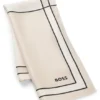 Mönstrad silkescarf med Double B-monogram