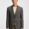 Mönstrad slim fit-kavaj i nyull Mönstrad slim fit-kavaj i nyull