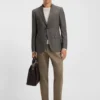 Mönstrad slim fit-kavaj i nyull Mönstrad slim fit-kavaj i nyull
