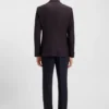 Mönstrad slim fit-kavaj i nyull Mönstrad slim fit-kavaj i nyull