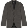 Mönstrad slim fit-kavaj i nyull Mönstrad slim fit-kavaj i nyull