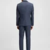 Mönstrad slim fit-kavaj i stretchtyg