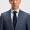 Mönstrad slim fit-kavaj i stretchtyg