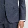 Mönstrad slim fit-kavaj i stretchtyg