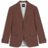 Mönstrad slim fit-kavaj i stretchtyg Mönstrad slim fit-kavaj i stretchtyg