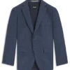 Mönstrad slim fit-kavaj i stretchtyg