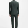 Mönstrad slim fit-kavaj i stretchull