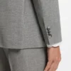 Mönstrad slim fit-kavaj i stretchull