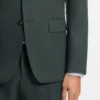 Mönstrad slim fit-kavaj i stretchull