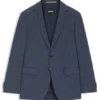 Mönstrad slim fit-kavaj i stretchull