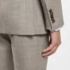 Mönstrad tvådelad kostym i slim fit i en blandning av ull och silke